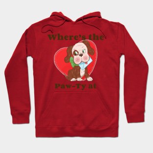 Valentine day dog lover Hoodie